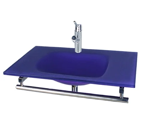 Canton fair best selling product Luxury cheaper glass bathroom basins with shelf