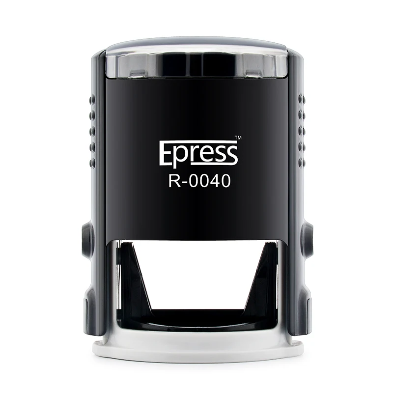 Factory Blank Large Return Address date Custom plastic rubber self inking stamp