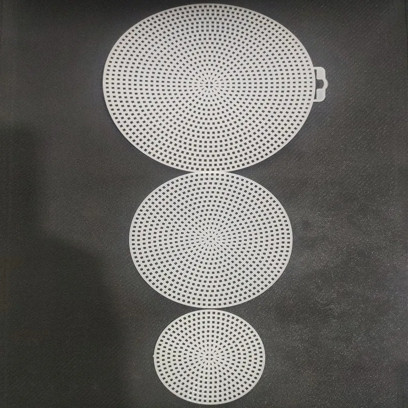 RongMeiXuan Rectangular Different Sized Clear Plastic cross stitch canvas for needle crafts DIY