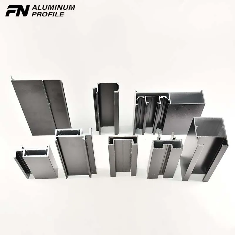 Aluminum Extrusion Profile Black Anodizing Heavy Duty Aluminum Profile Accessories Door Frames Extrusion Aluminum Profile