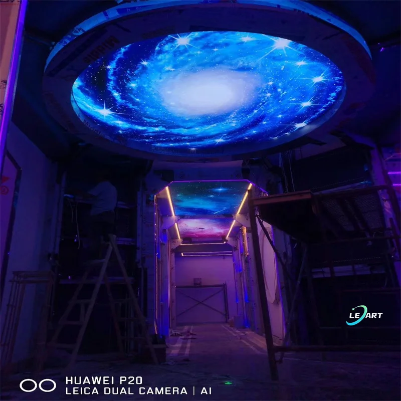 Commercial Wall and Roof Decor DIY Pattern Fibre Optic Star Ceiling Panel Led for Home Ceiling