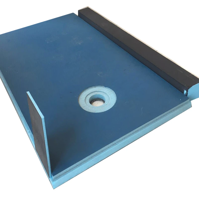 tile backer board  xps shower tray