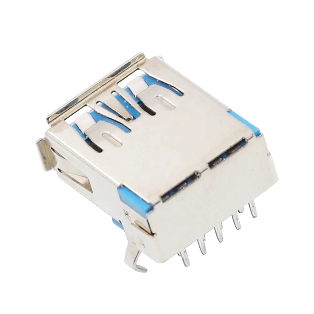 USB 3.0 Type-A Female 9 Pin DIP Socket Connector