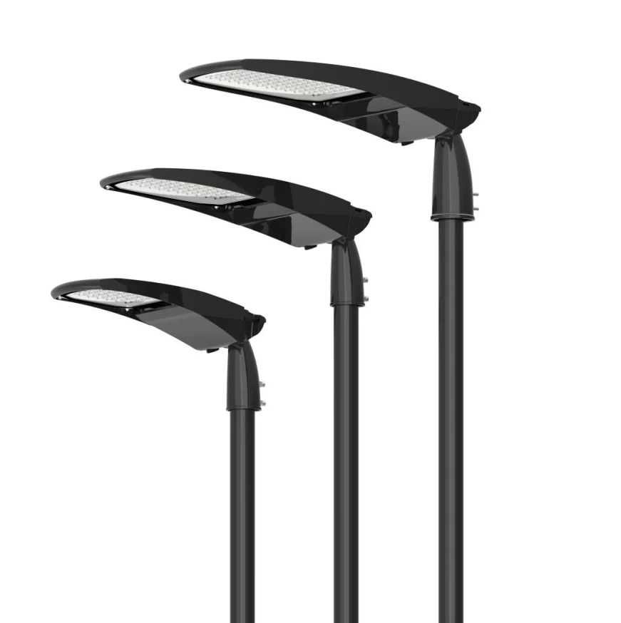 city smart led light with motion sensor para luminaria parking lotuse light 100W 150W 200W waterproof led street light