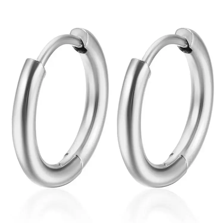 Earrings 925 Sterling Silver With Natural Stone Vintage Small Hoop for Women Hoops Gold Plated Wedding Brides