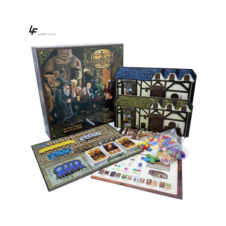 
Factory OEM ODM Custom Paper Cards Indoor Board Game Custom for Kids 