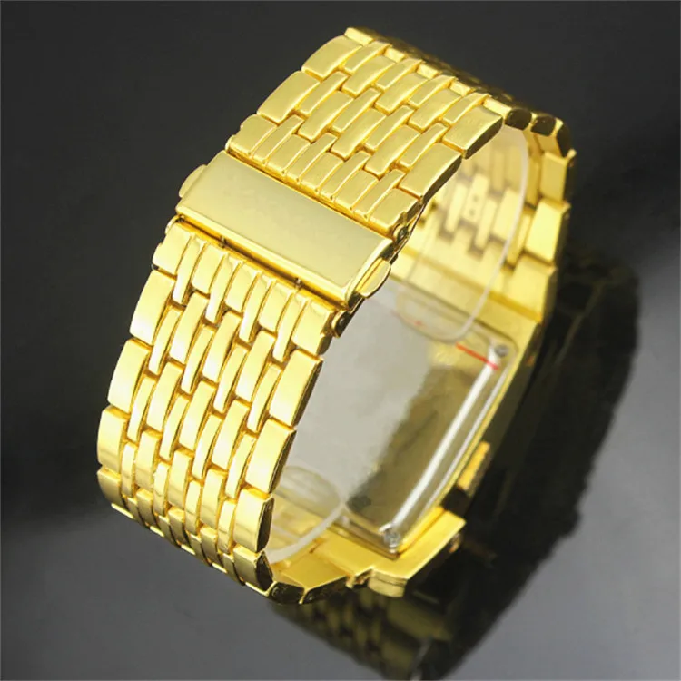 Men Sport LED Digital Watches Wholesale Water Resistant Creative Design Luminous Electronic Male Watch