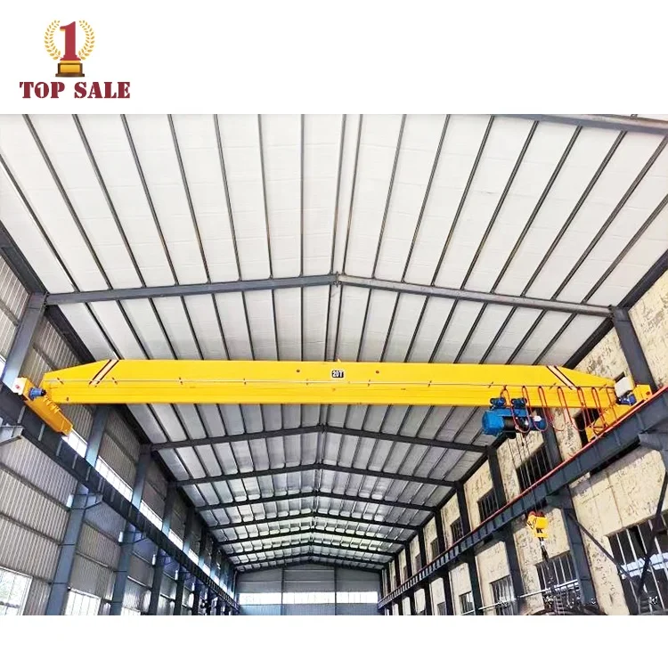 10 Ton End Carriage Beam One Girder Workshop concrete lifting Bridge Crane Price From Henan