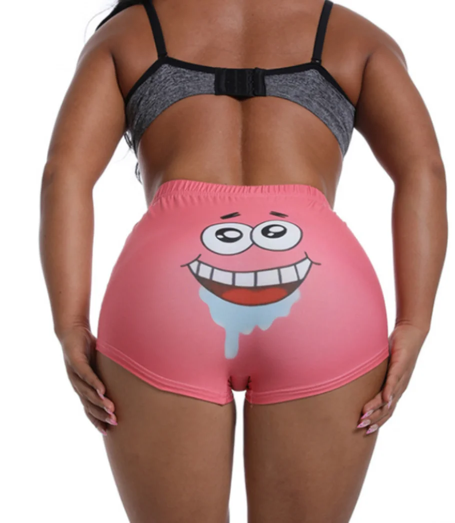 Wholesale Spring summer girls workout running Shorts For Women snicker snack shorts neon coral shorts