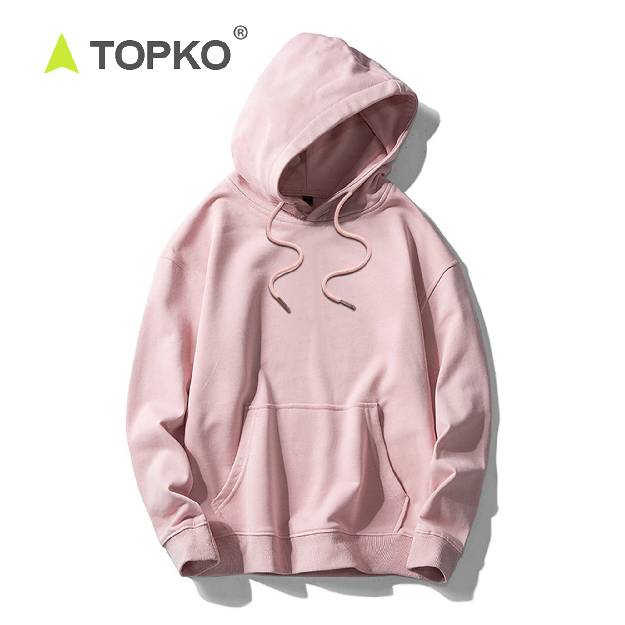 
TOPKO high quality Custom-Made streetwear gym pullover women Hoodie 
