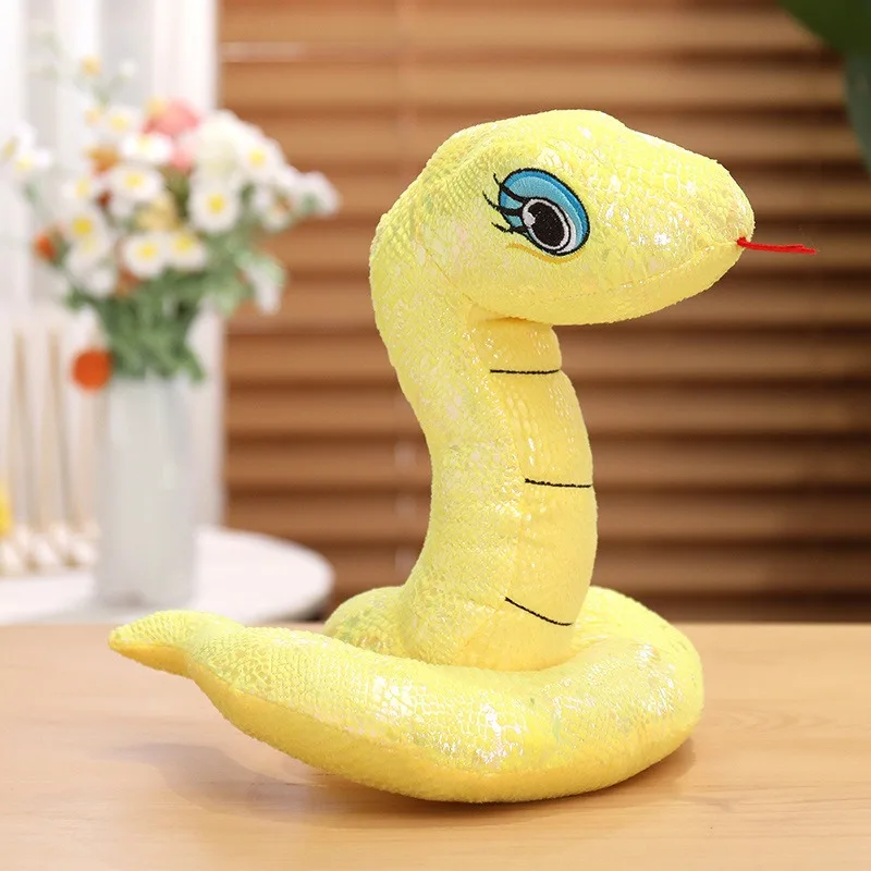 Stuffed Animal Good Quality Green Soft Long Body Toy Custom Plush Snake
