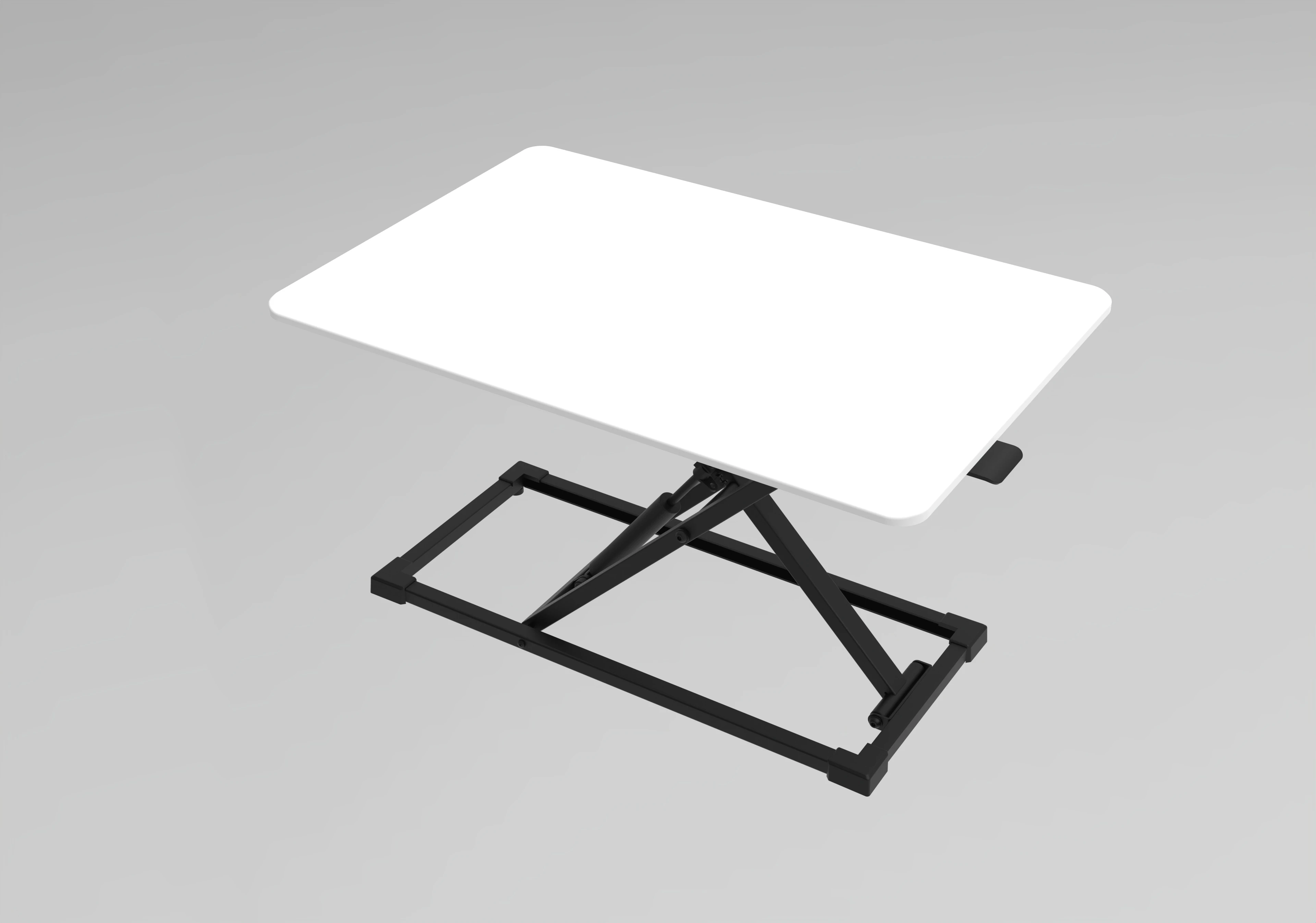 Ergonomic Sit Standing Stand Up Desk Converter Work Station Height Adjustable in home office