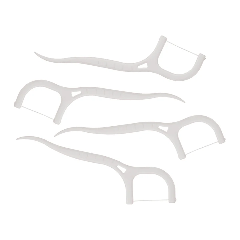 High quality bulk oem dental floss pick 50pcs per bag floss toothpick