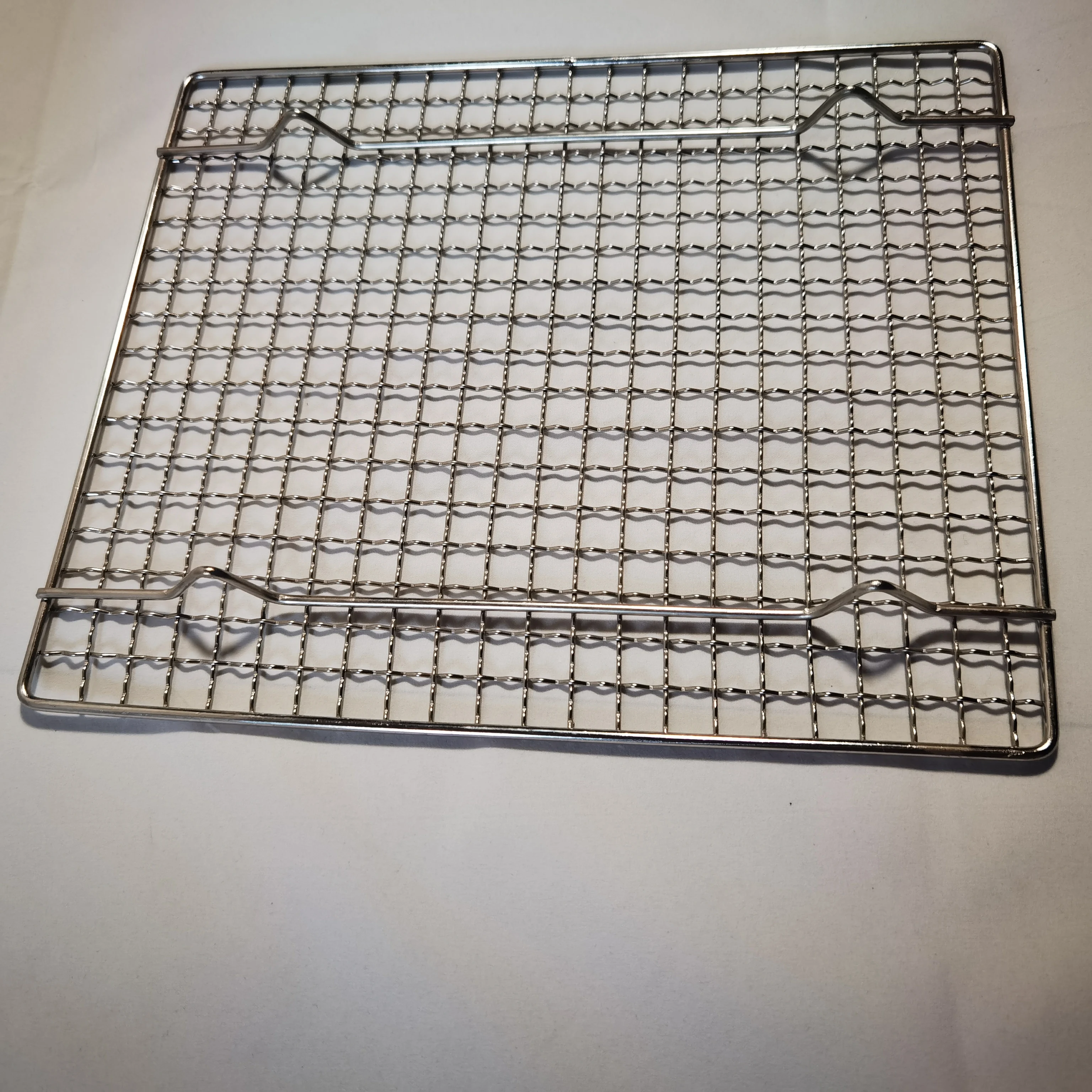 sus304 Korean BBQ Net  restaurant round stainless steel pan plate grid grill grates 29.5cm barbecue wire mesh for roast