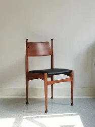 Скандинавский стул из массива дерева, обеденный стул из ясеня, стул для столовой, встреч, простой стул на спине