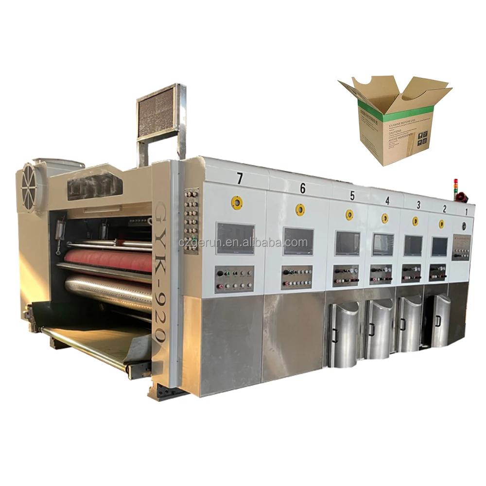 High Quality Flexo Printer Slotter Die Cutting Machine Carton Box Printing Slotting Machine sloter machine for Sale