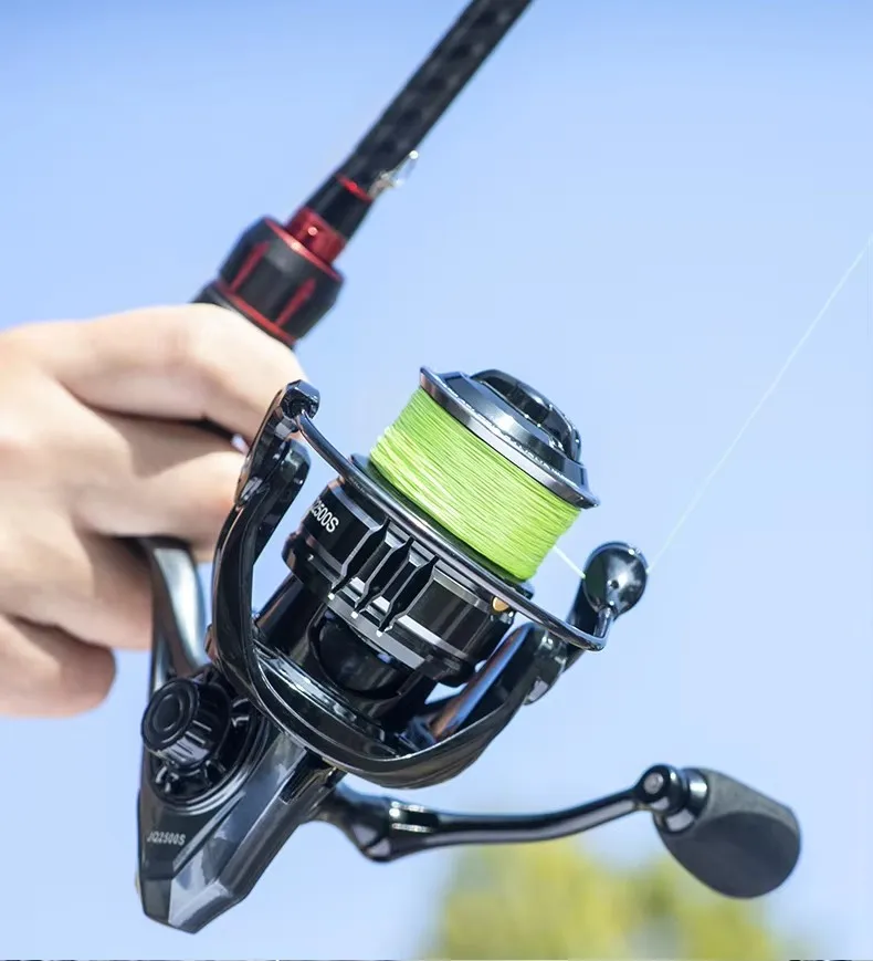 TAKUMI Double Grip Jq2500s Professional Throwing Fishing Reel Activities Fish Catcher Spinning Reels Aluminum Alloy
