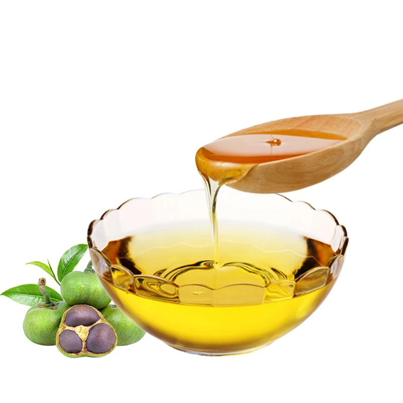 Light Yellow Ecological Cultivation Cooking Tea Tree Grade Camellia Oil