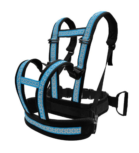 Buckle Design Breathable Reflect Light Bike Motorcycle Passenger Safety Harness Belt for Child Kids