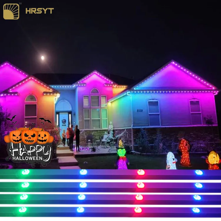 New smart christmas permanent 48v 0.72w rgb dmx christmas led point lights