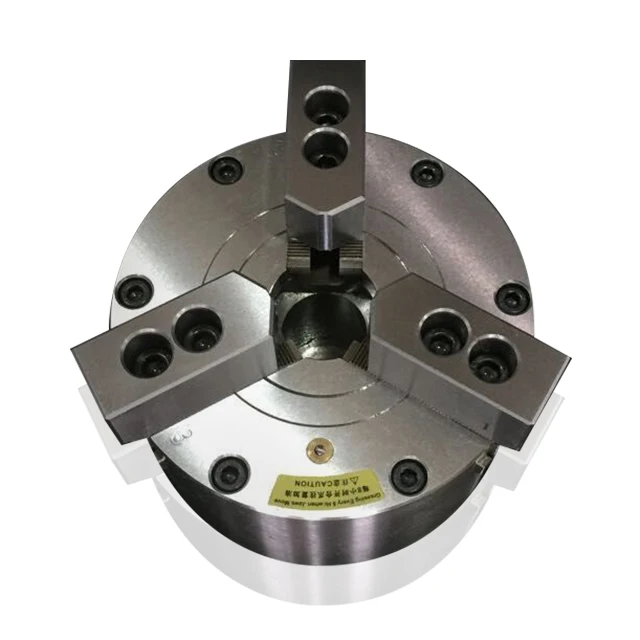 3 Jaws Semi-through hole Pneumatic Collect Chuck Lathe Chuck for CNC Lathe Customizable Collect Chuck CNC Jaws