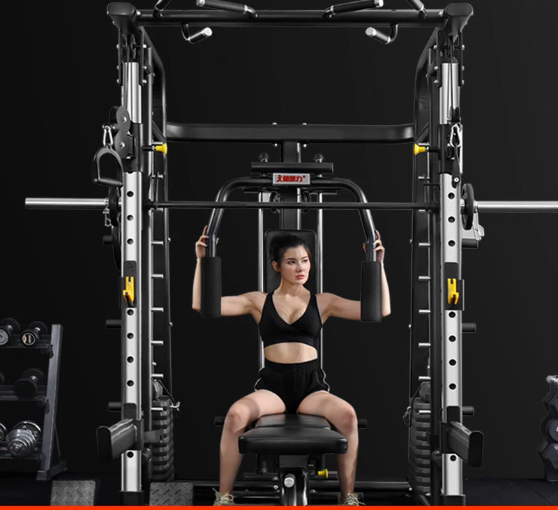 
Home Multi Gym Equipment Home Fitness Equipment Multi Functional Smith Machine 
