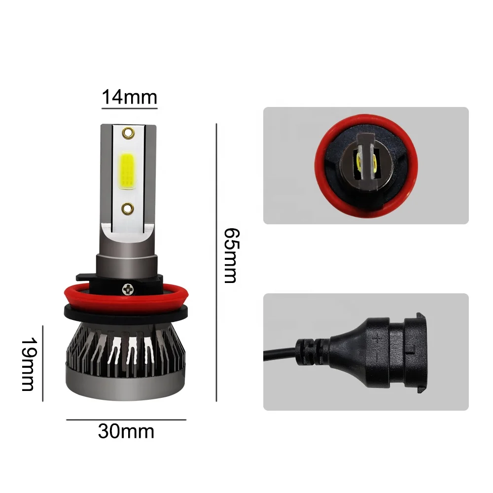 HY 2024 new  M1 8000lm 28w h1 h3 h7 h11 bulb led led car headlight bulb h4