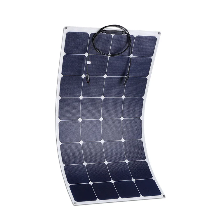 Cheap Price18V Flexible Sunpower Cells  ETFE 100W Solar Panel Power Charger for Homes RV Boat Yachts t Travel Camping