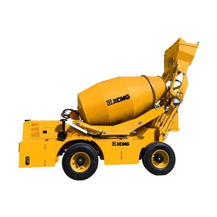 XCMG Official SLM4000I 4 Cubic Meters Self Loading Concrete Mixer Truck Cases