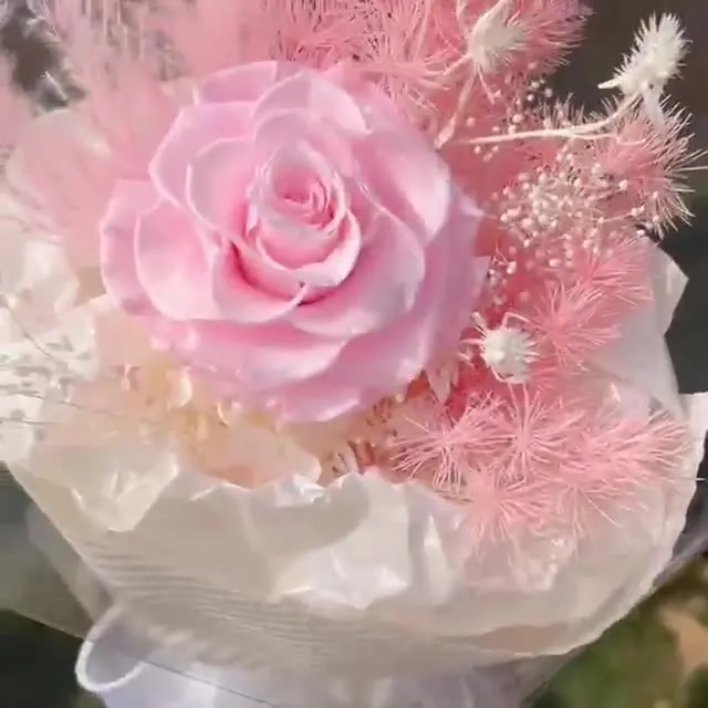 valentines day romantic girlfriend gift eternal rose gift bouquet mothers day thanksgiving Immortal carnation gifts