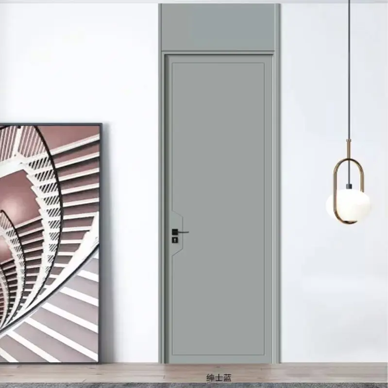 Modern Novel Design Factory Price Wood Doors Polish White Color
