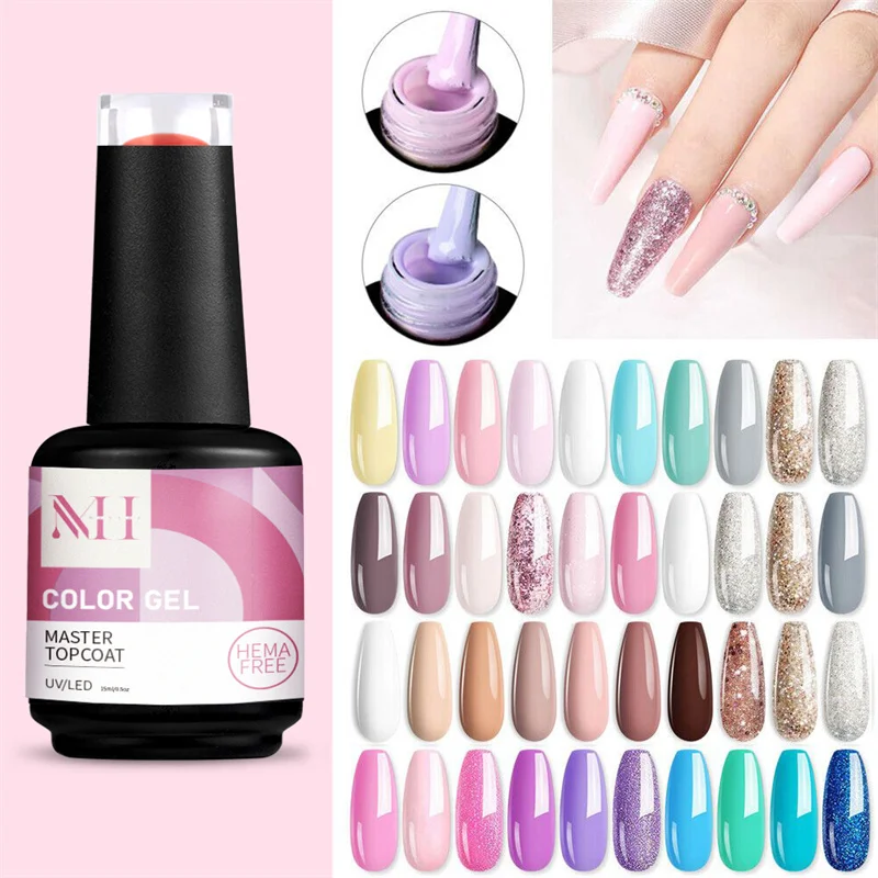 Oem Private Label Colors 15ml Vegan Gel Nail Polish Kit Uv Led Gel Polish Wholesale Gel Nail Polish Set