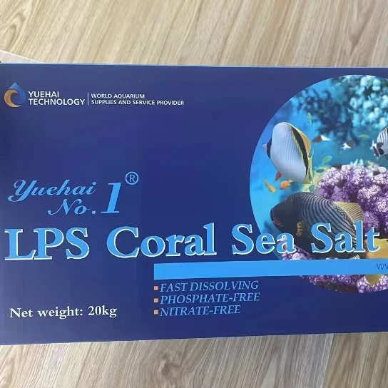 Yuehai 2024 New High Quality Material 20kg Coral Reef sea salt water MIX For Marine aquarium fish tank