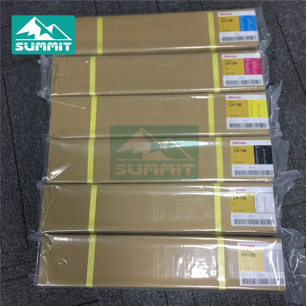  Оригинальные чернила MIMAKI UV LH-100 600 мл картридж с 4 цветами для принтера UFJ