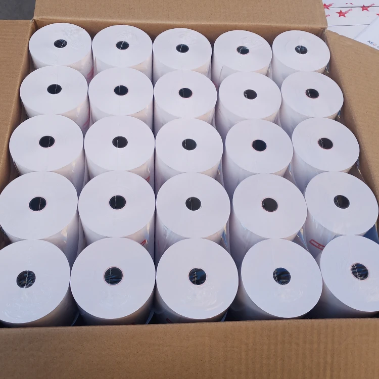  1ply 76x76 рулоны термобумаги без
