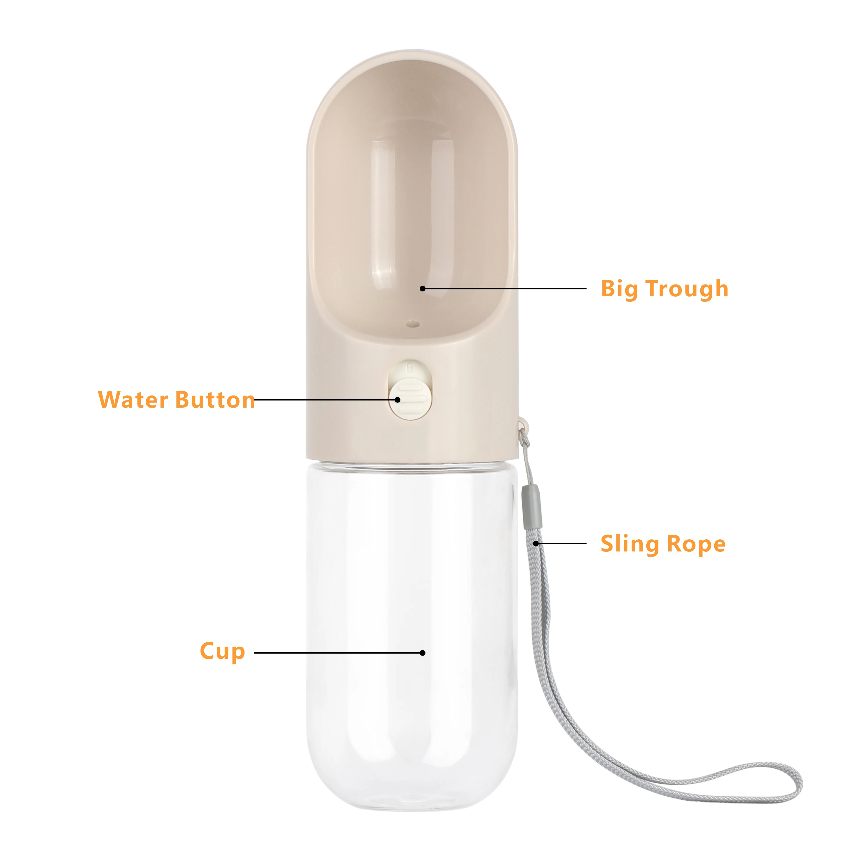 Открытый Портативный дозатор для питьевой воды для собак