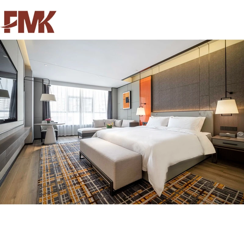 2021 Luxury  Hotel Bedroom Set 5 Star Marriott Hotel Furniture Manufacturer Supplier