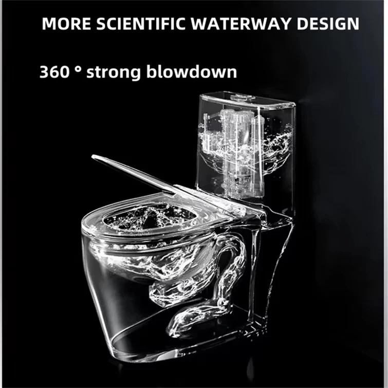 High End Hotel Home Golden Lines Design White Color Porcelain Commode Modern Bathroom Wc Toilet Bowl