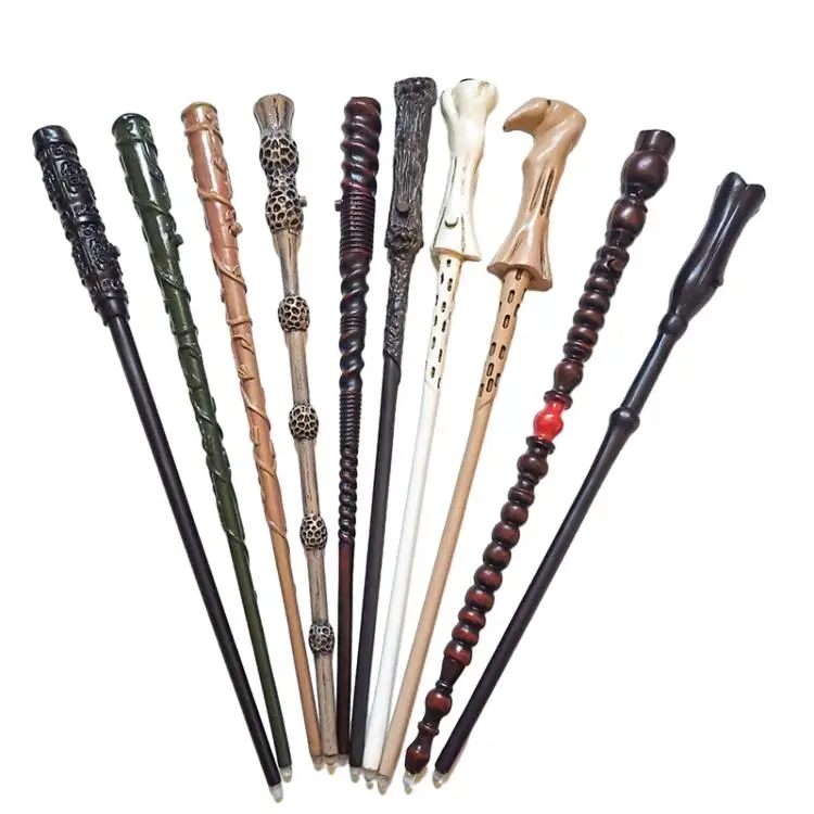Hot Sale LED Magic Wand Kids Mystery Wizard Sticks Harry Cosplay Includes Boxes Halloween Christmas New Year Decorations