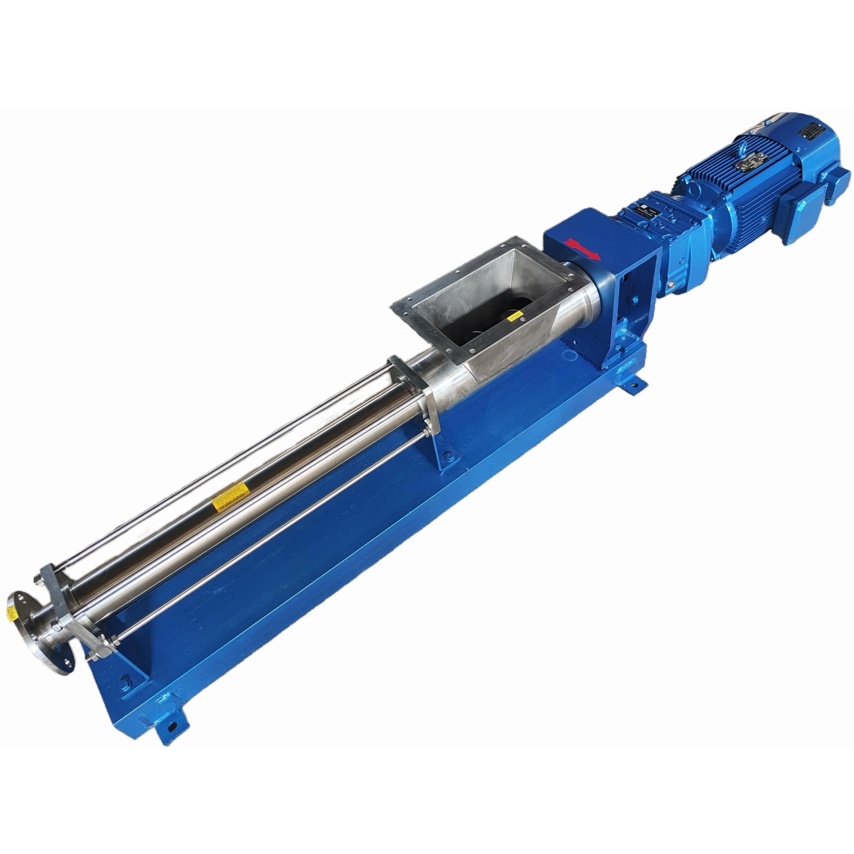 Netzsch Series Food Grade SS304 Open Hopper Single Screw Pump