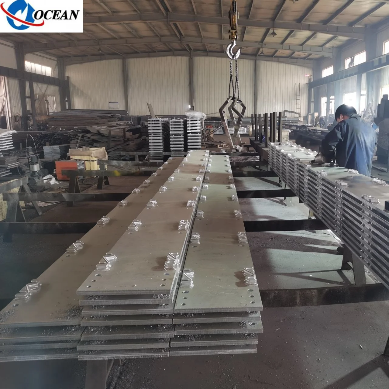 Q345B Hot Rolled Steel Plate For Crane Rail Construction