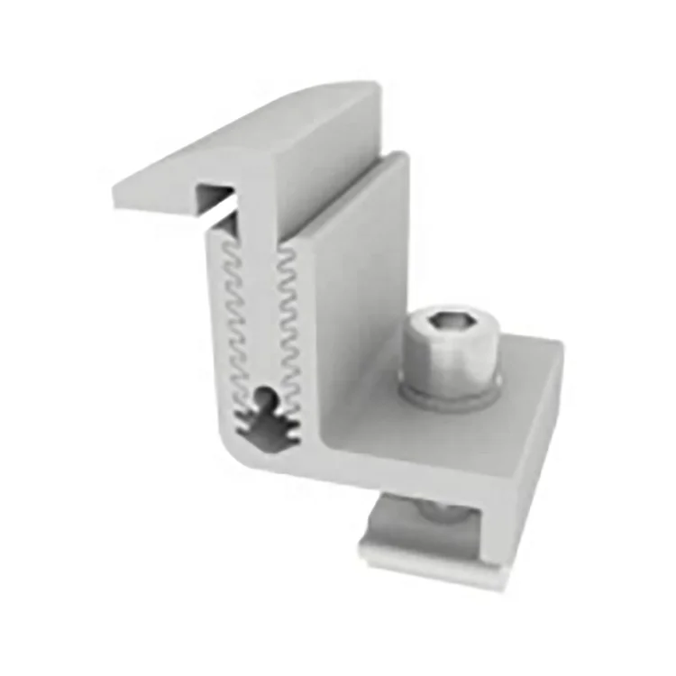 solar panel end clamp mid clamp for solar pv system solar rack clamps 30mm 35mm 40mm photovoltaic mount