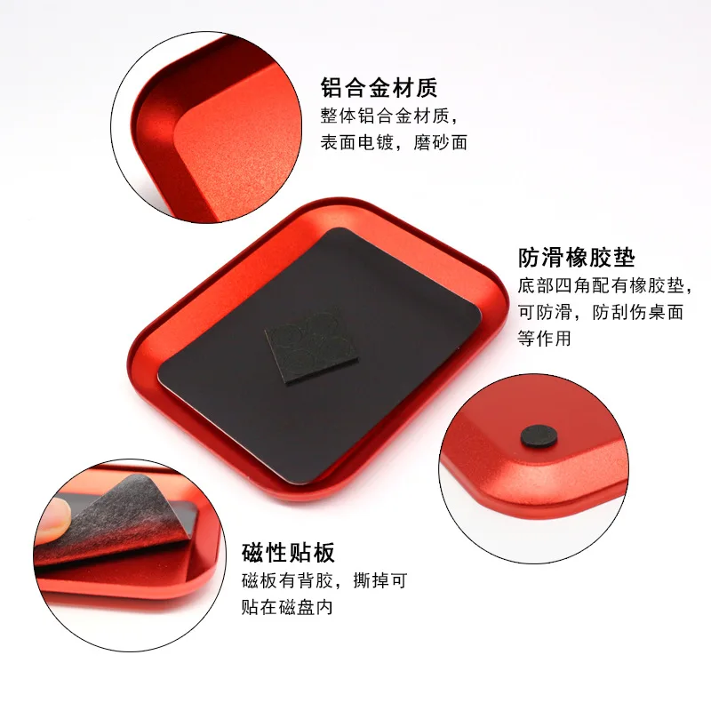 Factory Hot Sale Magnetic Screw Parts Tray Mobile Phone Repair Gadget Screw Magnetic Parts Tray For Storage