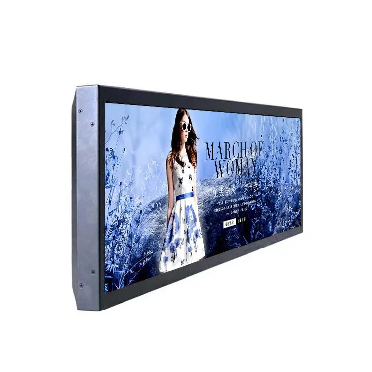 New Digital Signage Ultra Wide Stretched Bar Lcd Advertising Display Tv Screen