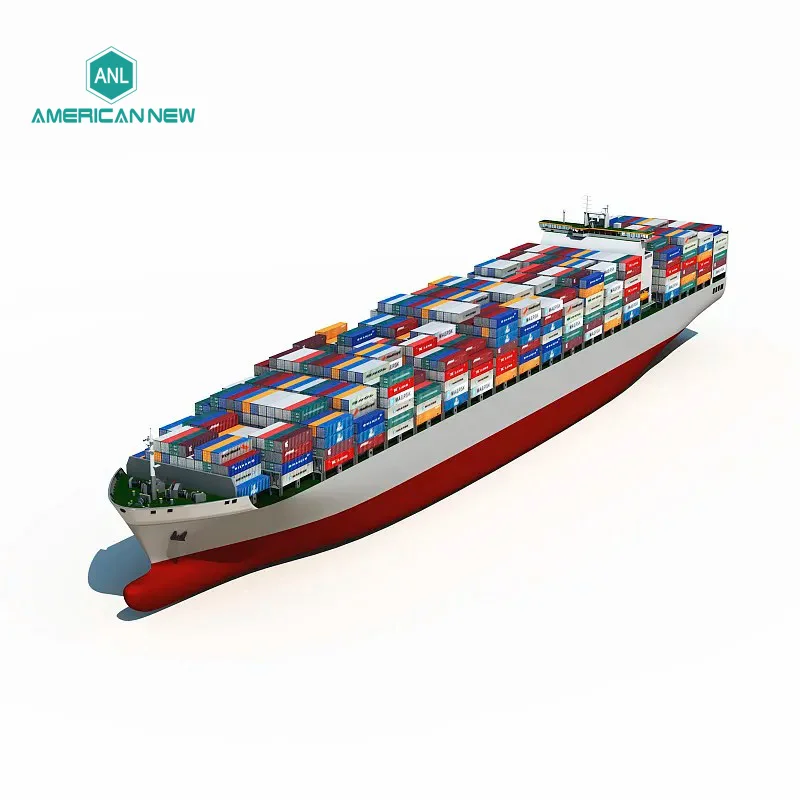 Cheapest 20ft 40ft 40hq Fcl Container Ship Shipping From China To Usa By Sea