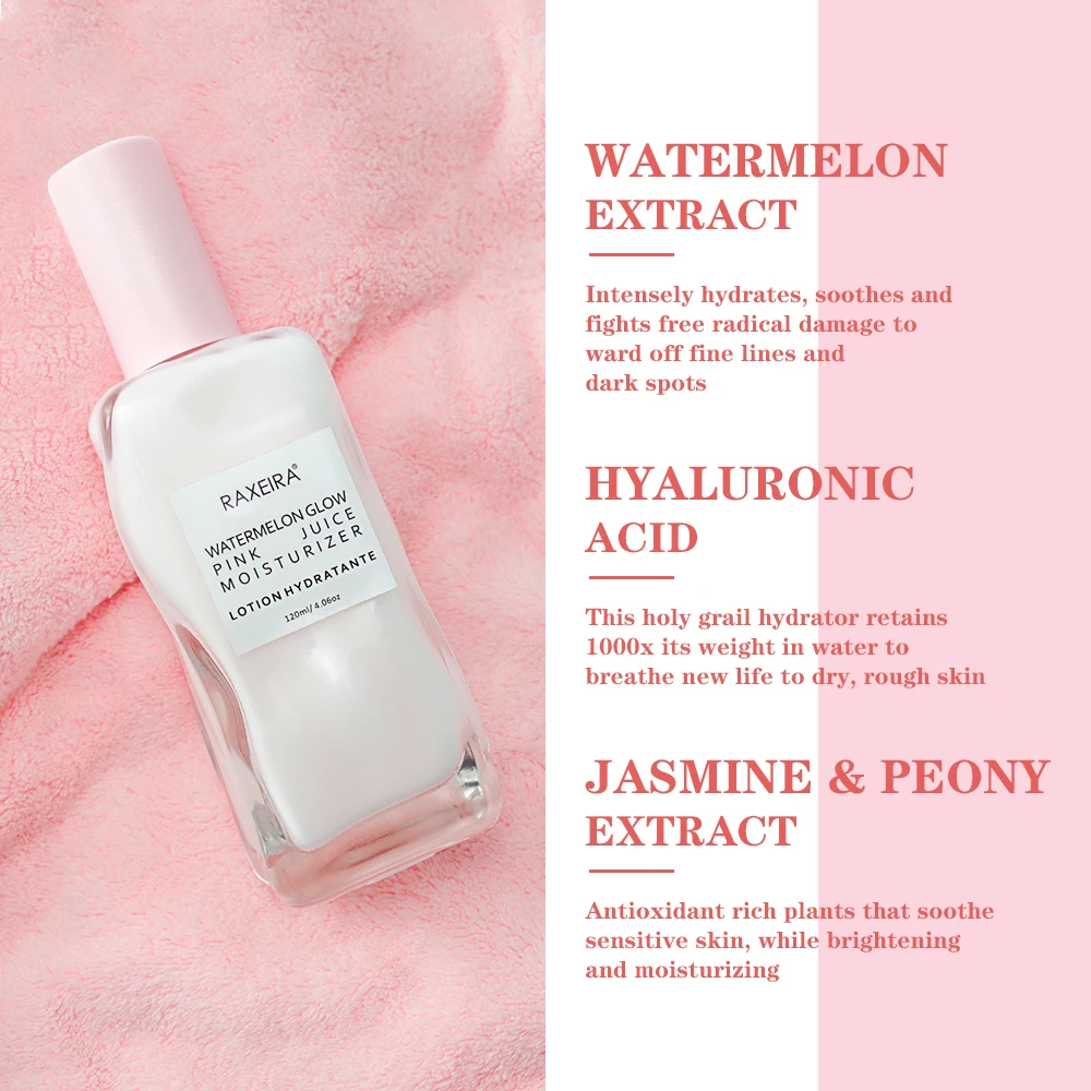 Hot Sale Face Cream Private Label Skin Care Cream Skin Repair Moisturizing Facial Watermelon Glow Pink Juice Face Cream