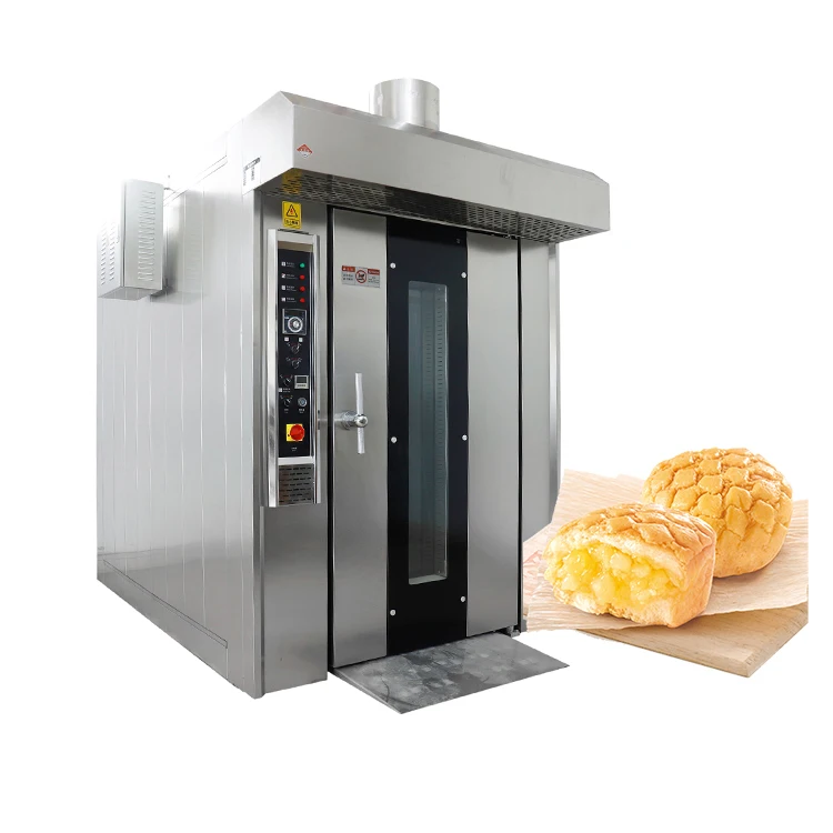 Digital Bread Machine 32 Trays Rotary Bread Rack Oven Commercial Rotary Oven