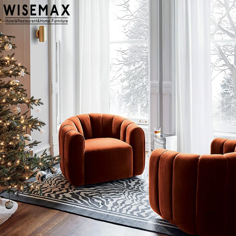 Мебель WISEMAX Скандинавская современная домашняя мебель поворотное кресло с акцентом роскошный диван для гостиной из ткани отдыха влюбленных