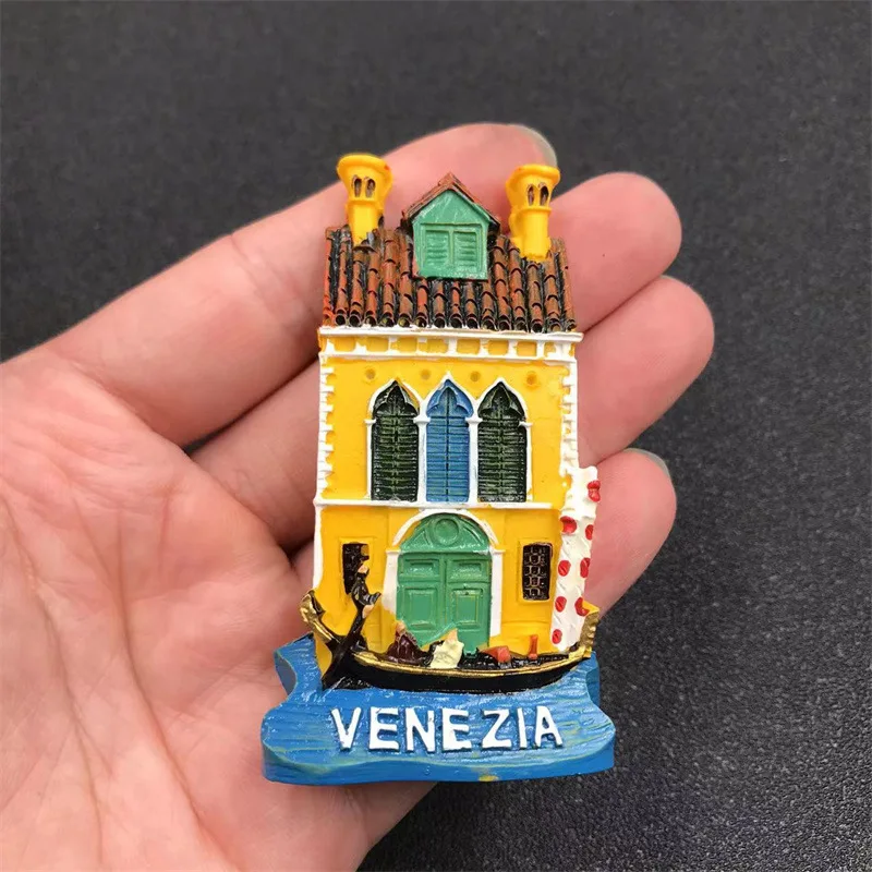 Custom Different Countries 3D Fridge Souvenir Magnets Resin Magnetic Paris