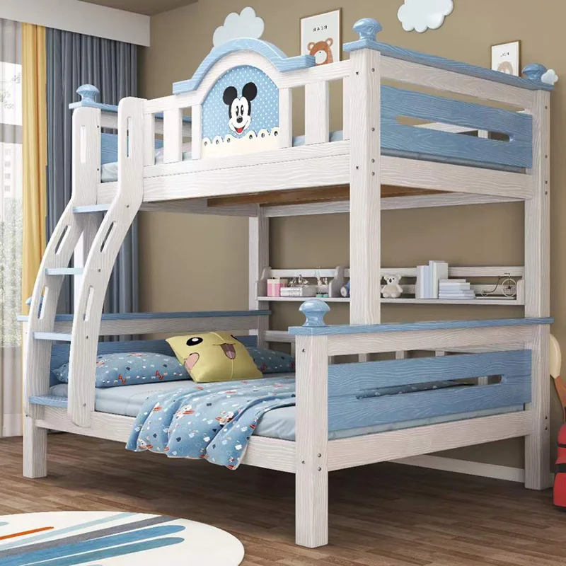 Factory price european style Bunk Beds student bunk bed kids bedroom furniture set children bed gq01